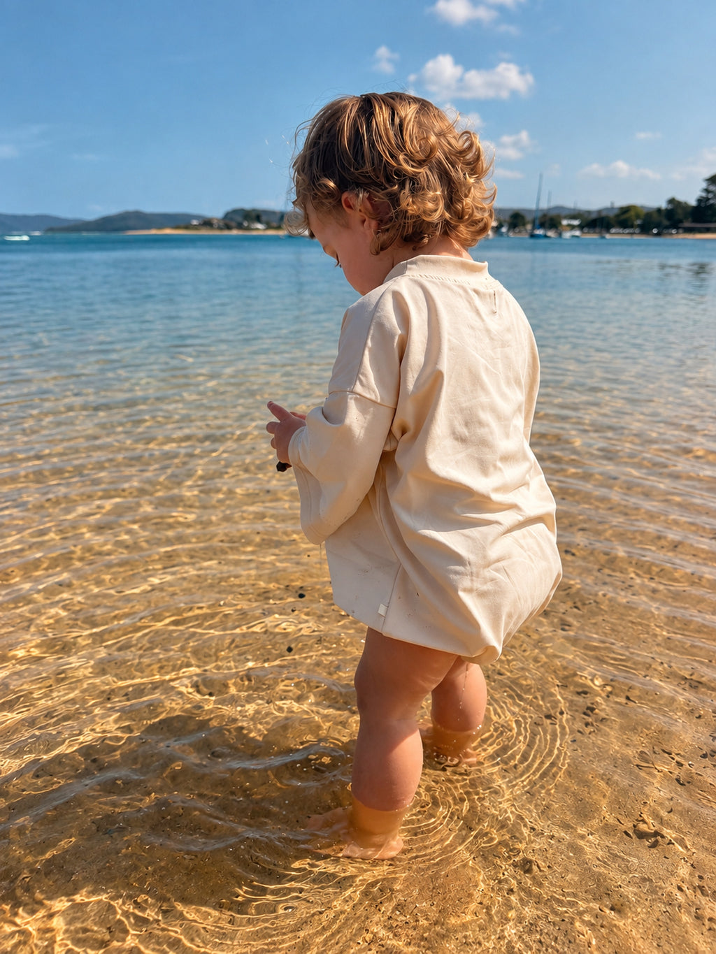 Washed Sand x Cove Romper